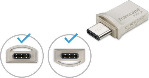 Produktbild Transcend USB-Stick 256GB JetFlash USB3.1,Pen Drive,OTG Type-A&C,Silver (256 GB, USB-A)