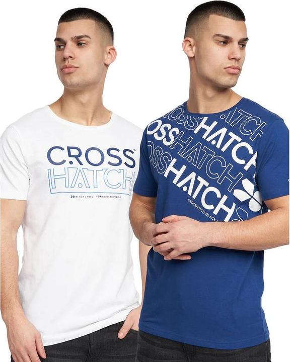 Immagine prodotto Crosshatch Maglietta Morland da uomo (confezione da 2) (S)