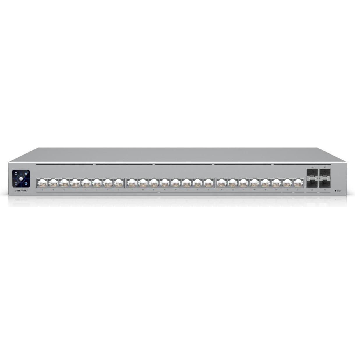 Ubiquiti Pro HD 24 (28 Ports), Netzwerk Switch, Silber