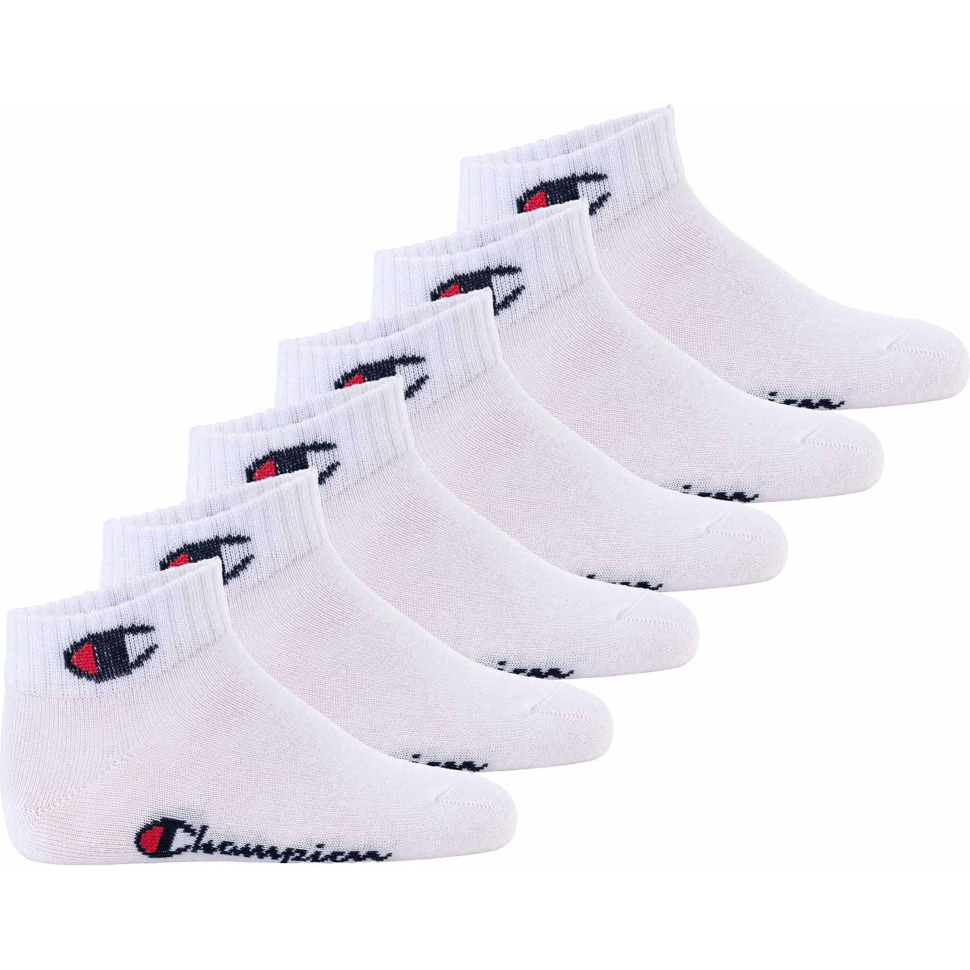 Champion, Herren, Socken, U30040, Weiss, (6er Pack, 27 - 30)