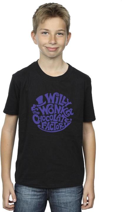 Produktbild Willy Wonka & the Chocolate Factory Typed Logo TShirt Jungen (128)