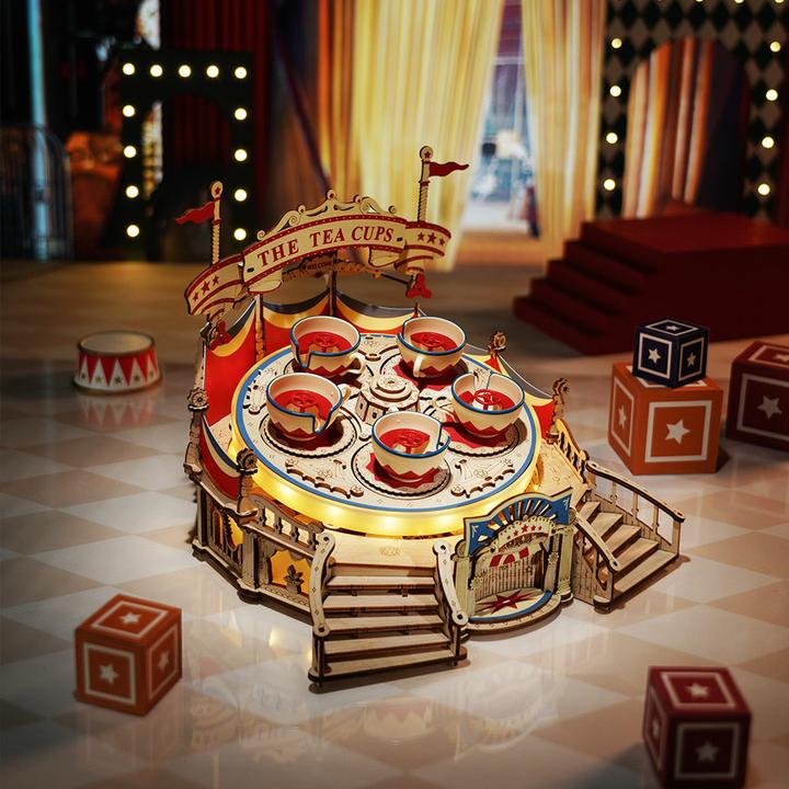 Produktbild Rokr Tilt-A-Whirl - 3D Holzbausatz (elektrisch)