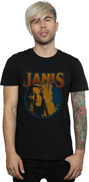 Produktbild Janis Joplin Distressed Circle TShirt (XXL)