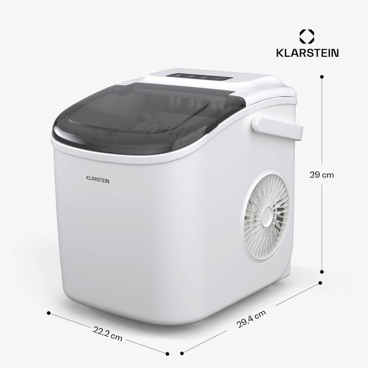 Produktbild Klarstein Tragbare Eiswürfelmaschine mit LED-Anzeige
