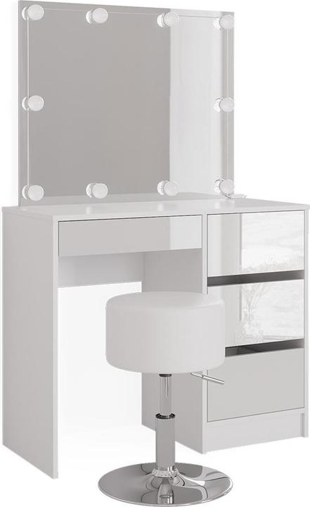 Image du produit Vicco Sherry avec éclairage LED et tabouret (90 x 40 x 75 cm)