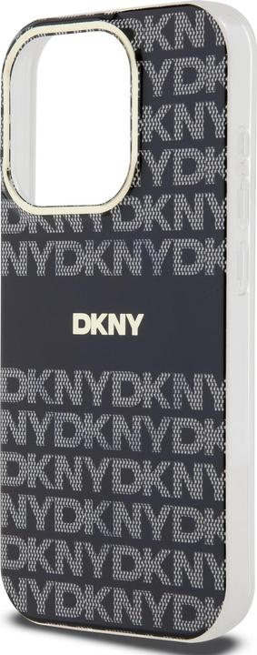 Produktbild DKNY PC/TPU Repeat Pattern Tonal Stripe Magsafe Case for iPhone 15 Pro Black (Apple iPhone 15 Pro)