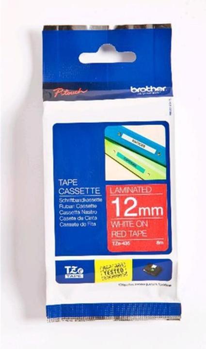 Actual product image Brother Tze-435 (1.20 cm, Red)