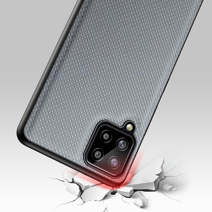 Produktbild Dux Ducis Fino case covered with nylon material for Samsung Galaxy A22 4G gray (Samsung Galaxy A22)