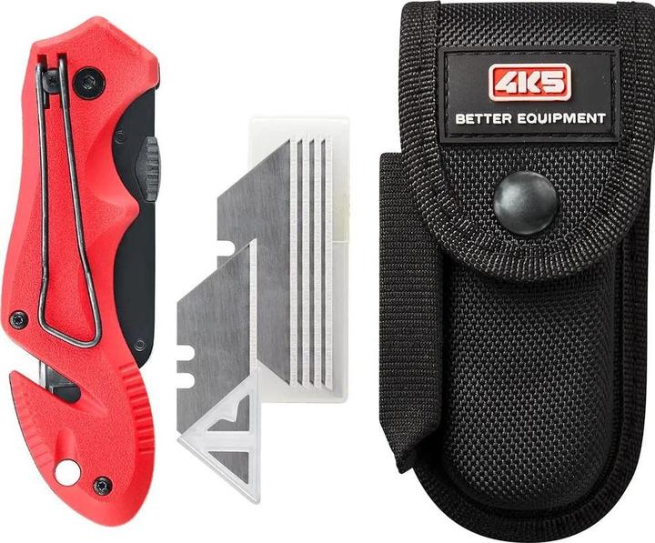 Actual product image 4K5 Effective folding knife with interchangeable trapezoidal blades (17.10 cm)