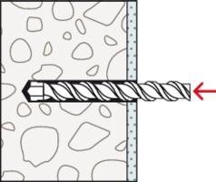 Actual product image Fischer 68012 Clamp SCH 812 GR (100)