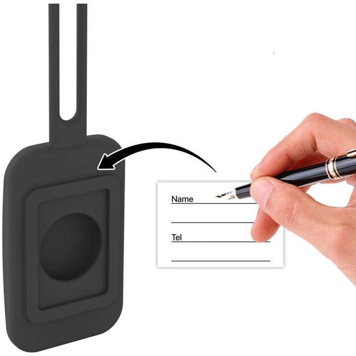 Image du produit Ultron MiTag avec étiquette de bagage, étiquette certifiée apple black (iOS)