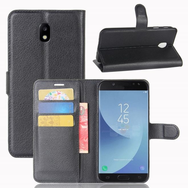 Produktbild Leder Hülle mit Litchitextur (Samsung Galaxy J5 (2017))