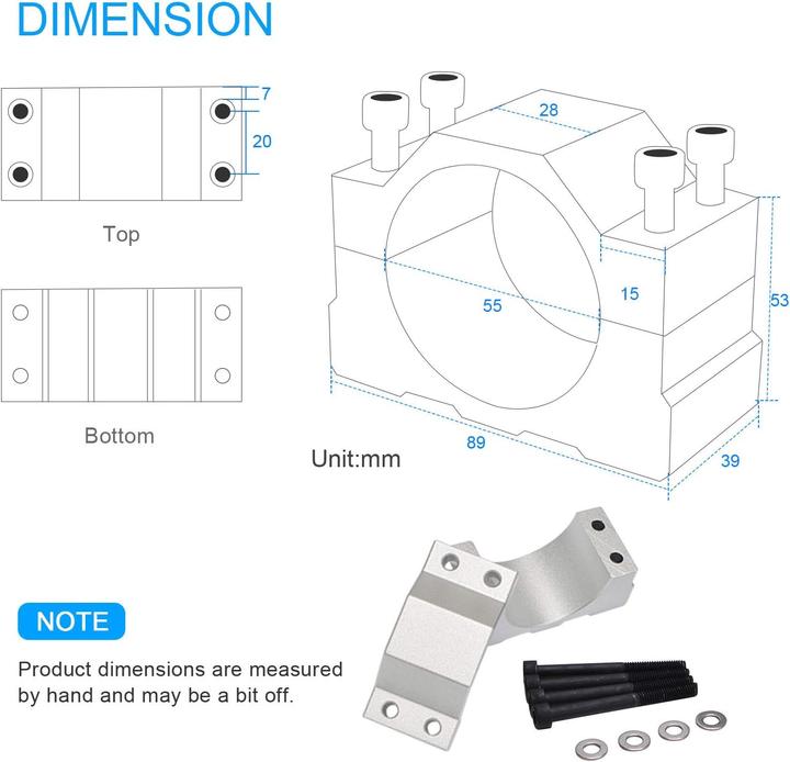 Image du produit CNC Spindelmotor Kit 600W ER16