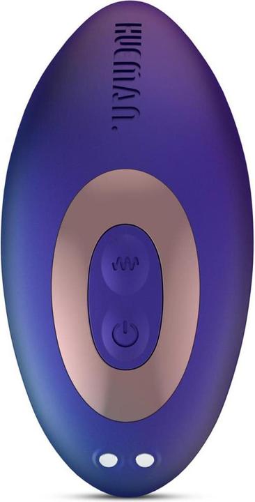 Actual product image Hueman - Voyager Vibrating Butt Plug With Tapping - Purple