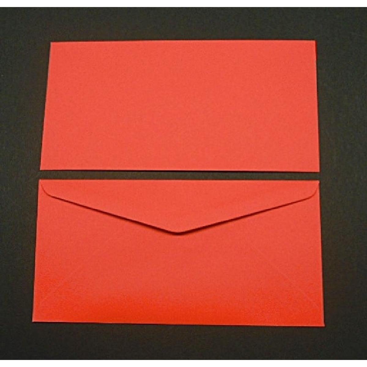 Thumbnail - Blanke, Briefumschlag, Briefumschläge DINlang 120g/qm gummiert VE=100 Stück rubin (110 x 220 mm, 100 x)