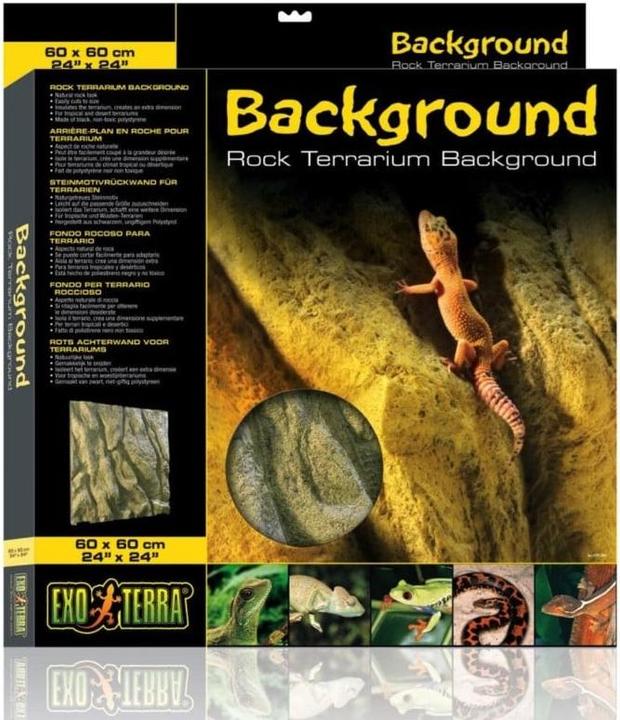 Exo Terra Fond de terrarium, pierres, 60x60m (Décoration, autres éléments)