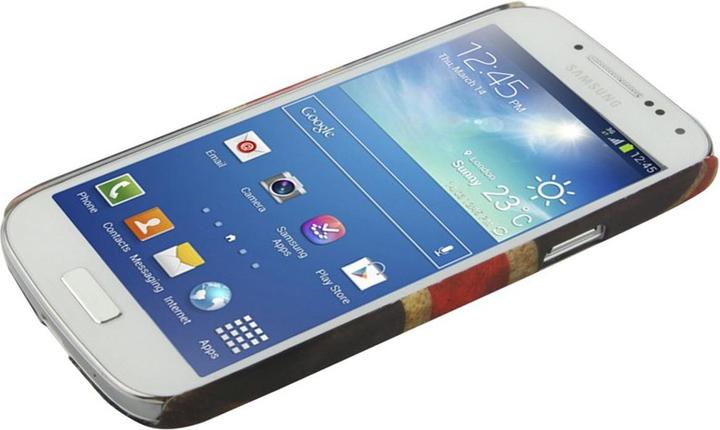 Produktbild König Design Hülle England Flagge TPU Tasche für Samsung Galaxy S4 mini i9190 (Samsung Galaxy S4 mini)