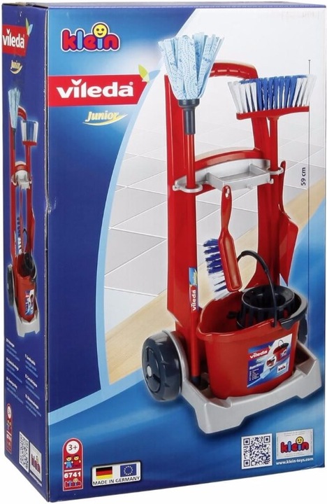 Immagine prodotto Theo Klein Vileda carro scopa