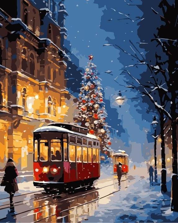 Actual product image Koh-i-Noor Malen nach Zahlen 40x50 Strassenbahn