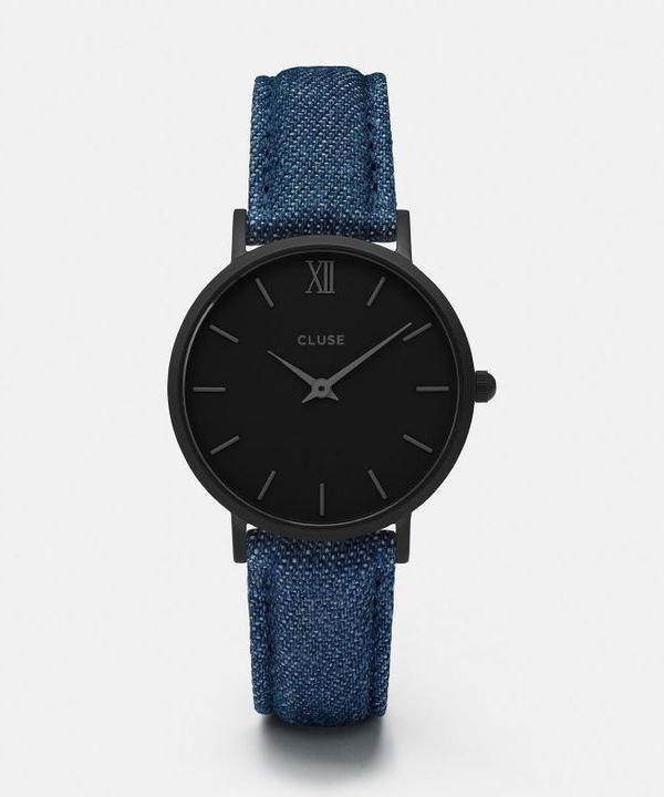 Image du produit Cluse Minuit Noir Denim (Montre analogique, 33 mm)
