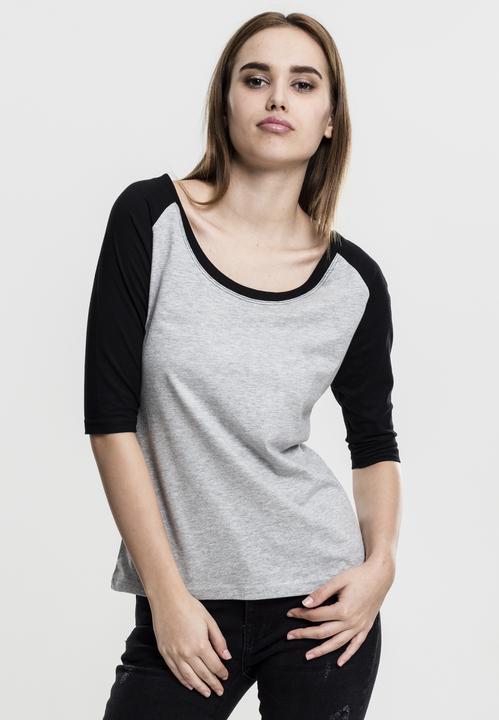 Image du produit Urban Classics Ladies 3/4 Contrast Raglan Tee (XS)