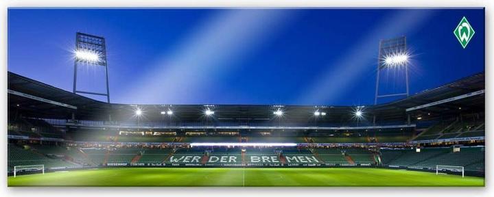 Actual product image SV Werder Bremen Werder Bremen Weser Stadium Grandstand Panorama (120 x 50 cm)