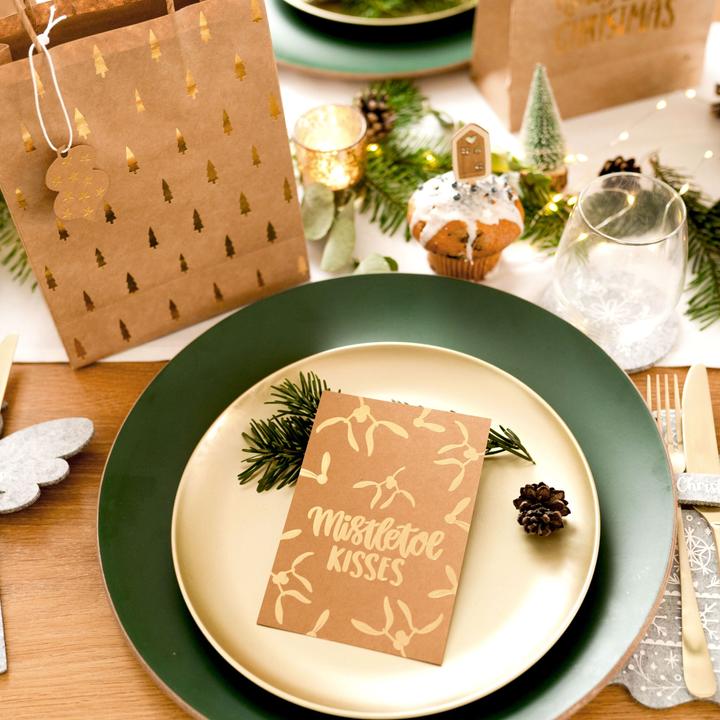 Produktbild Papierdrachen Holly Jolly (Geschenktüte, 6 x)