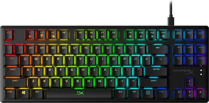 Produktbild HyperX Alloy Origins Core keyboard USB QWERTY US English Black (USA, Kabelgebunden)