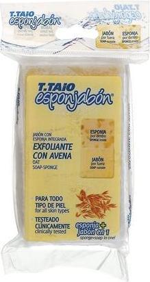 Esponjabon by T.Taio T. Taio Hafer Seife-Schwamm 4.2 oz 120g (Flüssigseife, 42 ml)