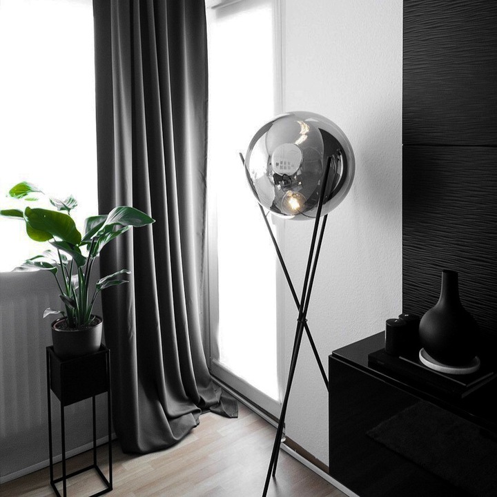 Produktbild s.luce Sphere Glas-Stehlampe 40cm (E27)