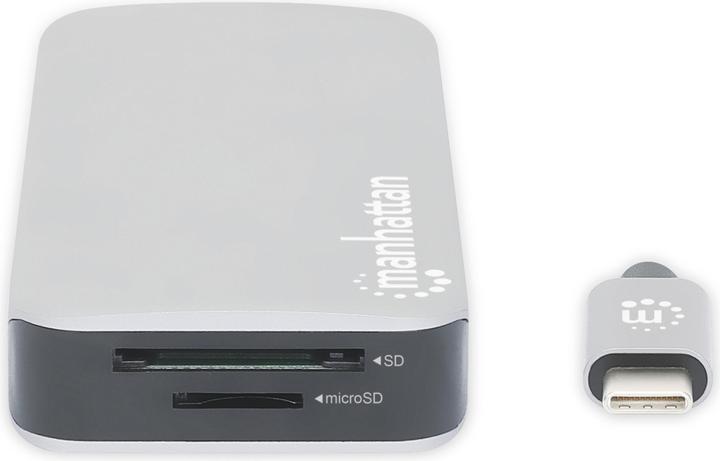 Actual product image Manhattan USB-C 8-in-1 Docking Station with Power Delivery (USB-C, 8 ports)