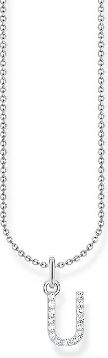 Produktbild Thomas Sabo Kette mit Buchstaben-Anhänger U Silber (925er Silber, 38 - 45 cm)