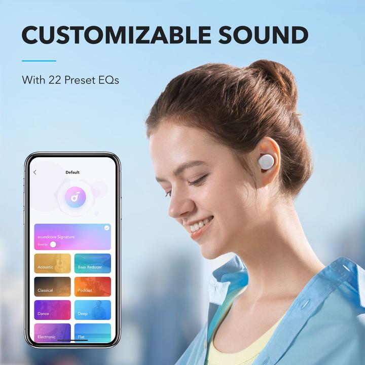 Productafbeelding soundcore Oordopjes A25i - Wit (9 h, Draadloze)
