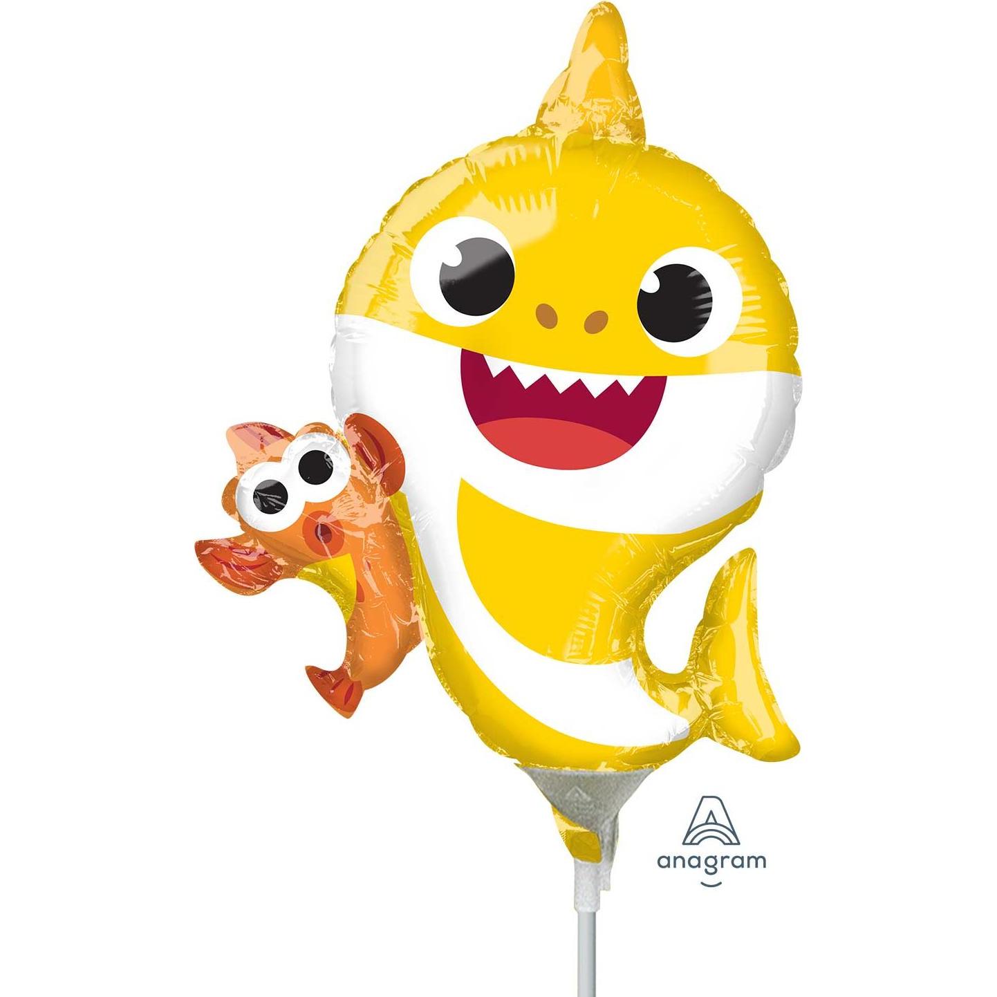 Anagram Mini Shape Baby Shark Folienballon lose