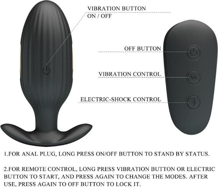 Produktbild Pretty Love Kelly vibrierender Analplug
