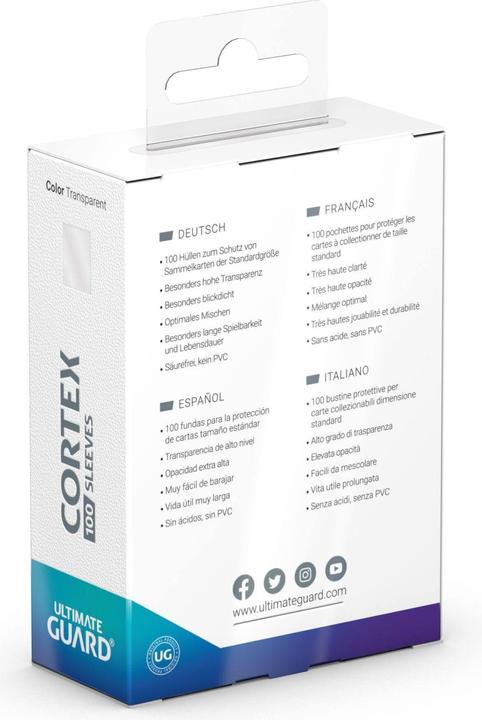 Actual product image Ultimate Guard Cortex Sleeves Standard