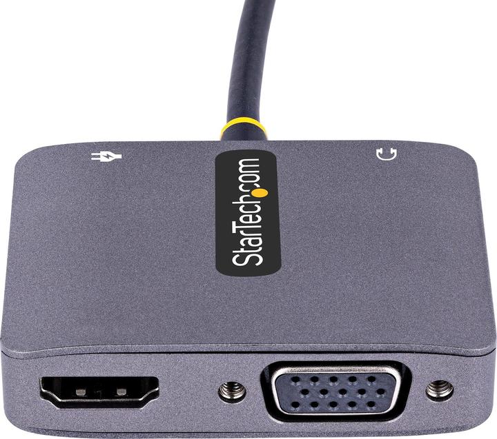Produktbild StarTech com 122-USBC-HDMI-4K-VGA (HDMI, VGA, 14.50 cm)