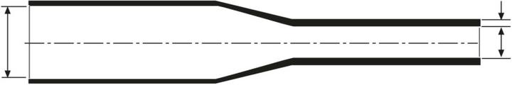 Image du produit HellermannTyton Gaine thermorétractable MA47 4:1 63mm noire (2 x)
