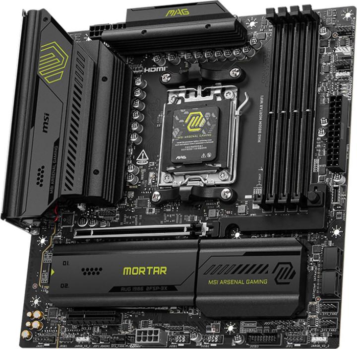 Actual product image MSI MAG B850M Mortar WiFi (AM5, AMD B850, mATX)