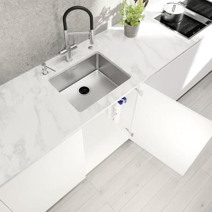 Produktbild Blanco catris s - keukenkraan met filterfunctie en flexibele uitloop, chroom/zwart