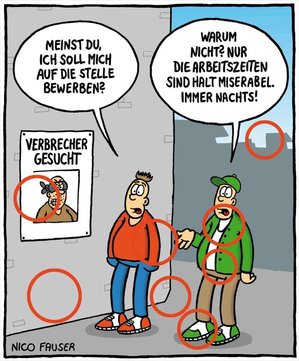 Produktbild Finde den Fehler - Bildersuchrätsel mit Cartoons (Deutsch)