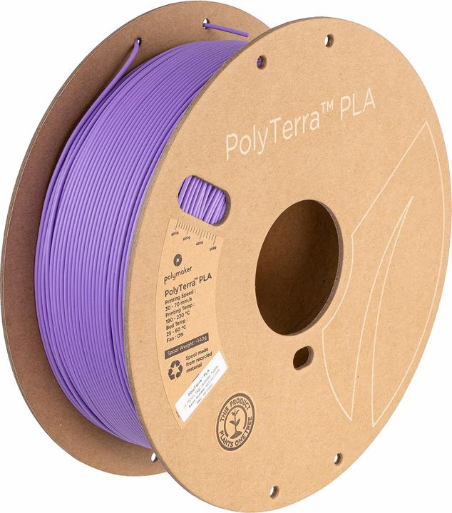 Productafbeelding Polymaker PolyTerra (PLA, 1.75 mm, 1000 g, Paars)
