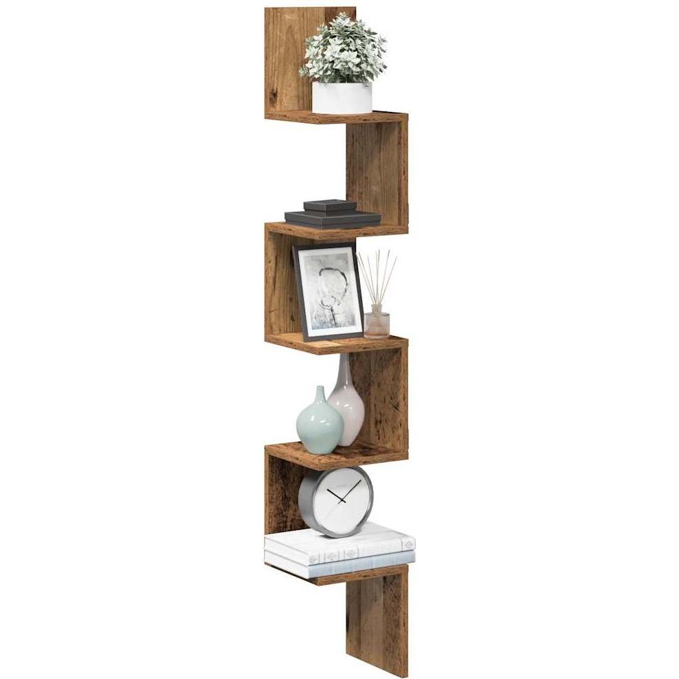 VidaXL, Regal, Wand-Eckregal (20 x 20 x 127.5 cm)
