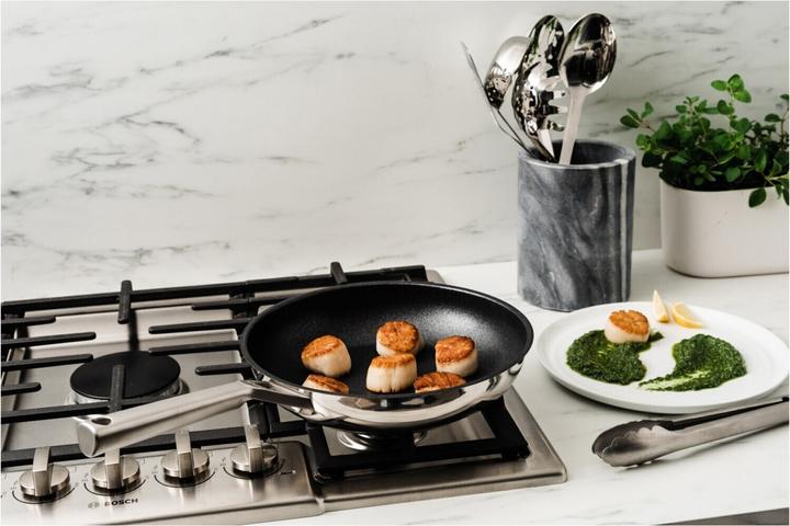 Actual product image Ninja SharkNinja C60020EU ZEROSTICK frying pan 20 cm (stainless steel) (Frying pan, Stainless steel)