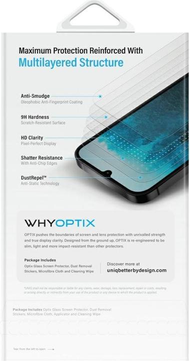 Image du produit Uniq Optix Privacy privacy tempered glass for Samsung Galaxy Z Fold7 (Samsung Galaxy Z Fold7)