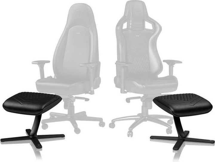Image du produit noblechairs Repose-pieds en cuir véritable