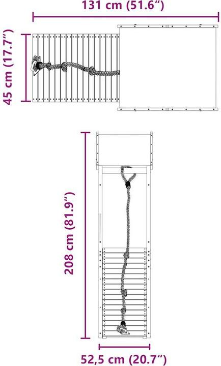 Produktbild vidaXL Spielturm