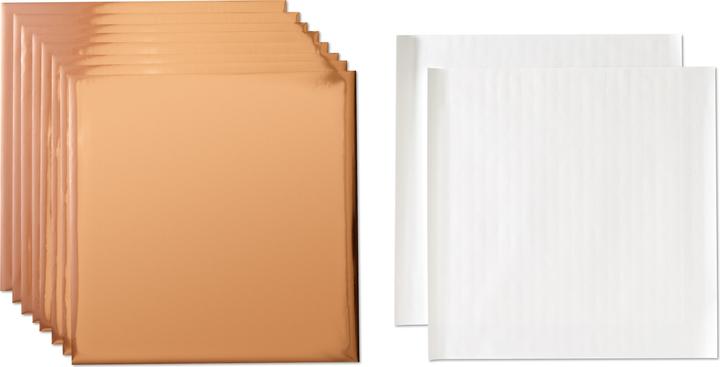 Actual product image Cricut Transfer foil 30.5 x 30.5 cm rose gold