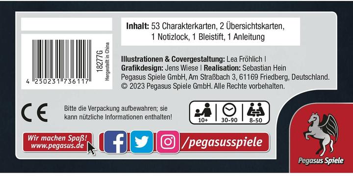 Productafbeelding Pegasus Weerwolven Grote Doos (Duits)