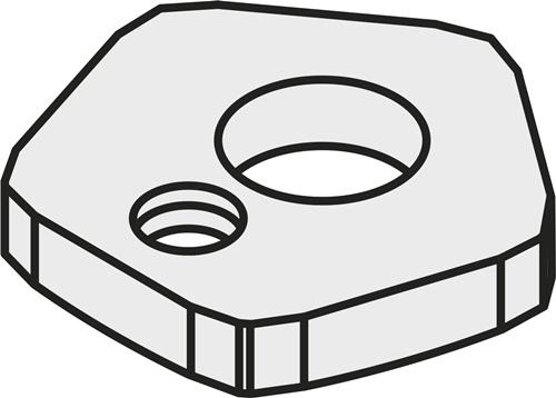 Pramet HM Unterlegscheibe ISO SPN 13T3DN Bruttogewicht 22,99g - VPE: 10